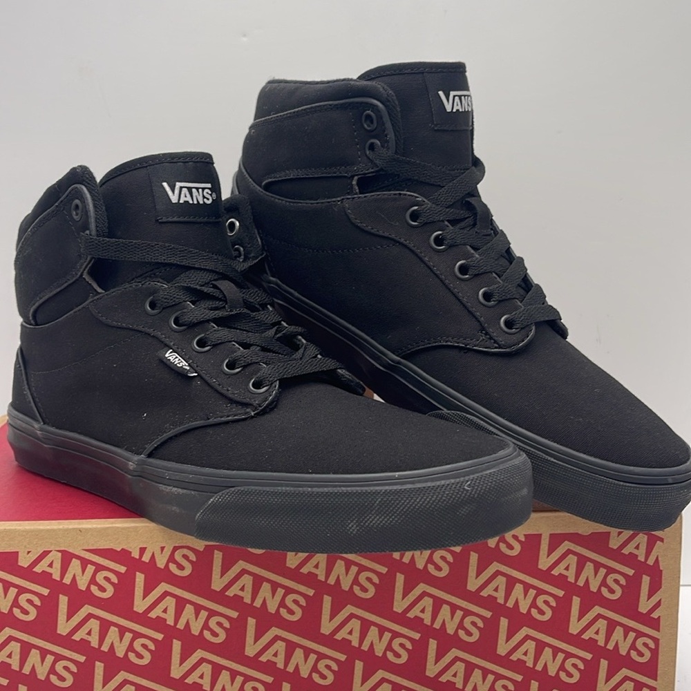 Vans WMNS Black High-Top Sneakers Atwood Hi (Canvas) Black/Black
VN0A38BV186 - Picture 4 of 16
